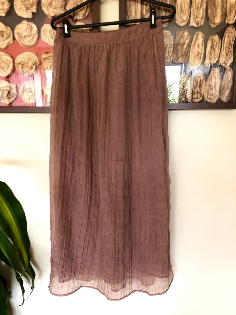 Saia Zara Rosa Queimado  - Foto 5