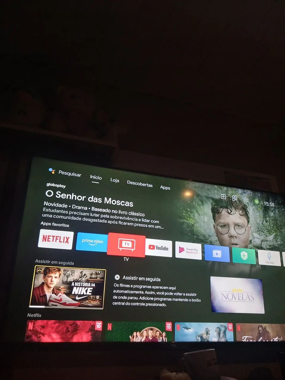 Vendo TV led tcl semi nova