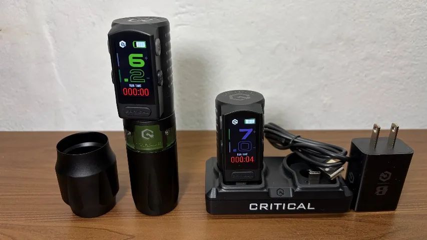 Maquina de tatuagem Critical Torque, full Set - Foto 2