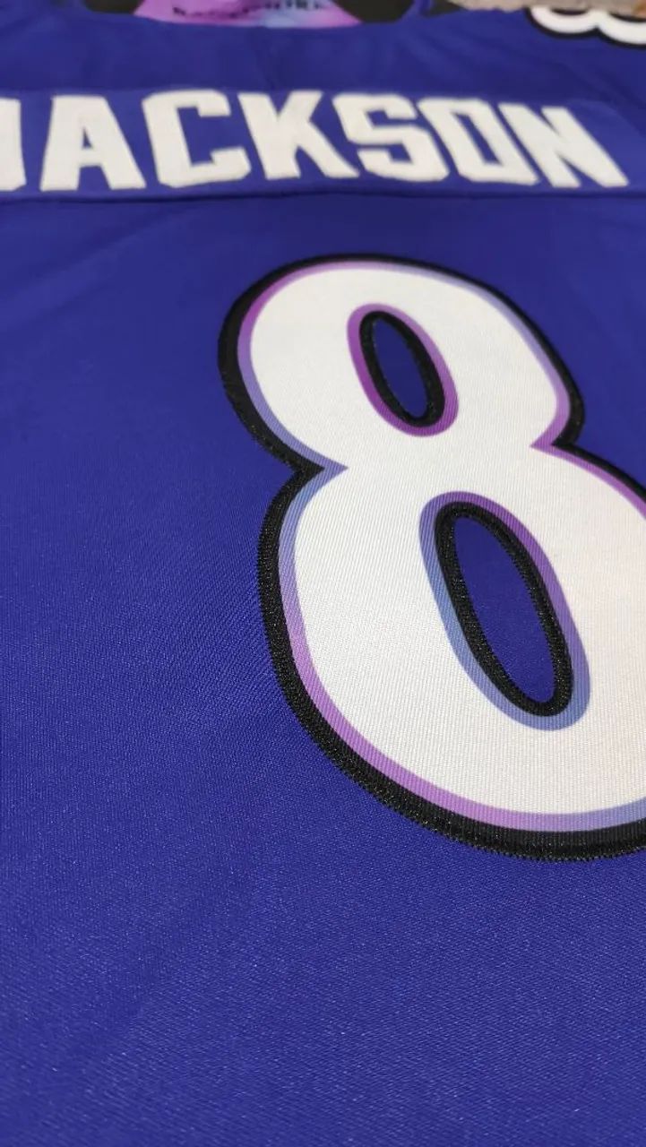Jersey NFL Baltimore Ravens Lamar Jackson #8 - Foto 4