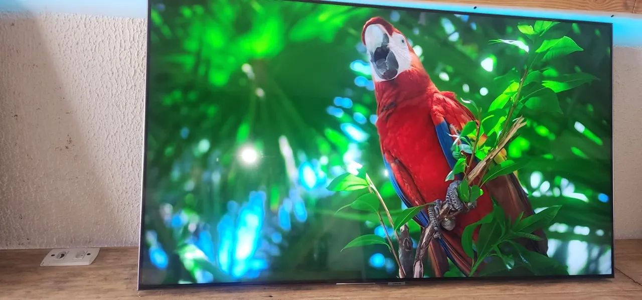 TV 55 polegadas smart 4k Qled com cabo controle todos apss YouTube e Netflix Bluetooth xbo - Foto 5