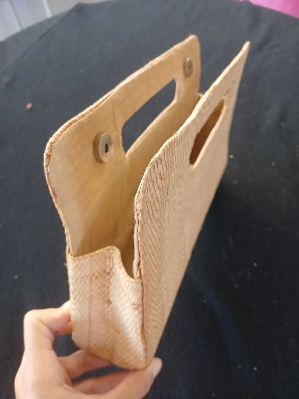Vendo bolsa de mão estilo casual e praiana  - Foto 4