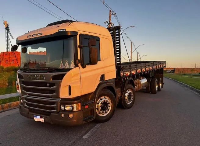 scania p 310 8x2 ano 2014 carroceria - Foto 7
