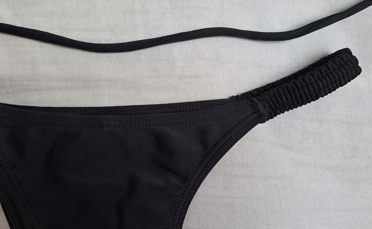 Biquíni com bojo cortininha P/M - Foto 5