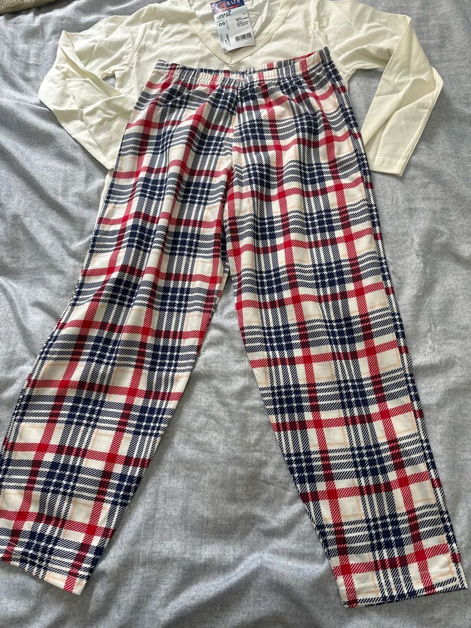 Pijama Kid Xadrez TAM 06  - Foto 4