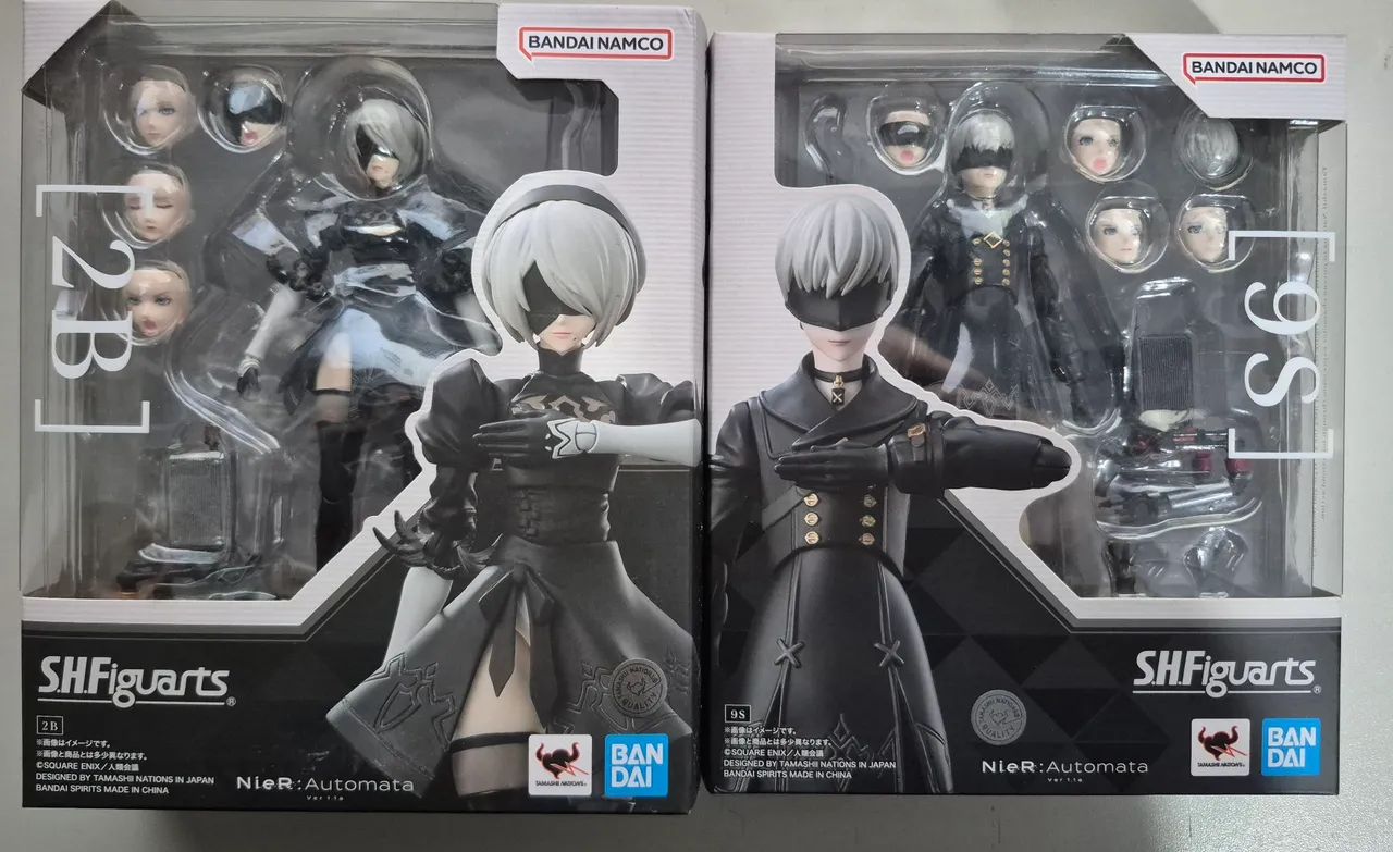 Sh Figuarts Nier Automata 2B e 9S - Hobbies e coleções - Chácara