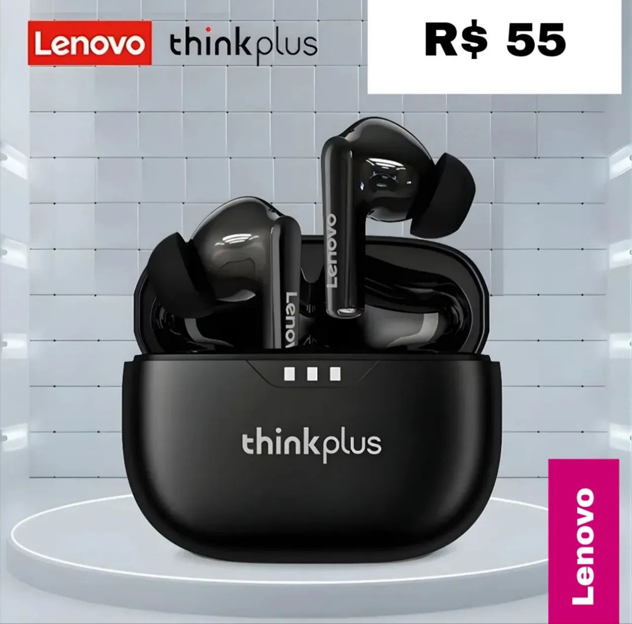 Fone bluetooth Lenovo R$ 55
