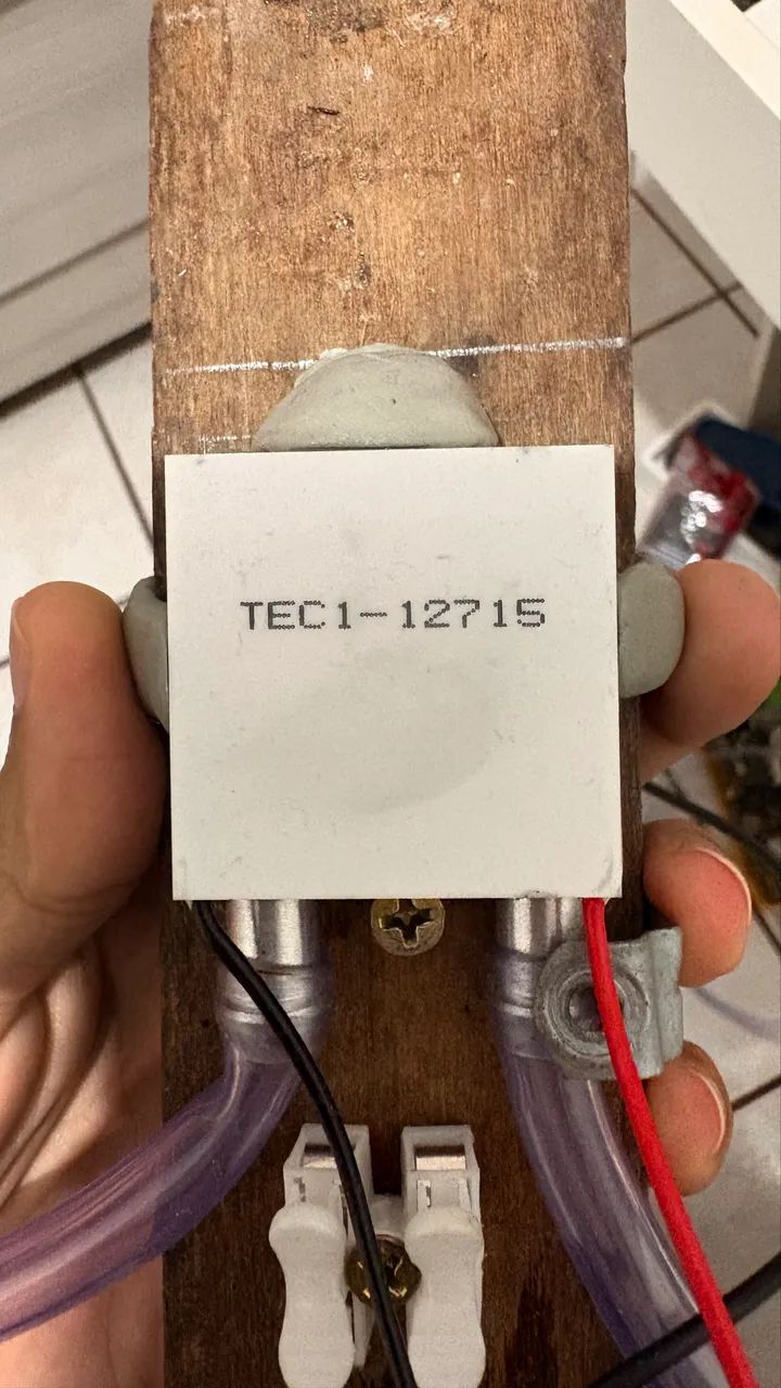 Pastilha peltier 12v 15a