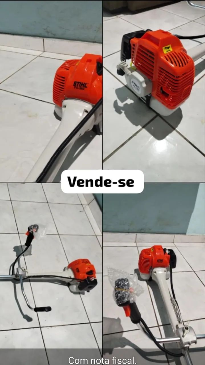 Vende-se roçadeira da stihl nunca usada, tenho jota fiscal!