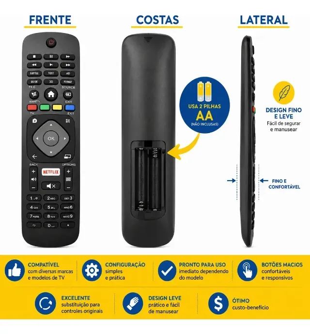 Controles de TVs - Foto 3