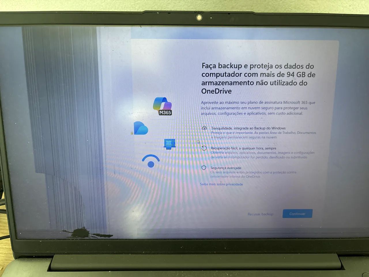 Notebook Lenovo Idealpad 3 P/concerto ou retirada de peças - Foto 2
