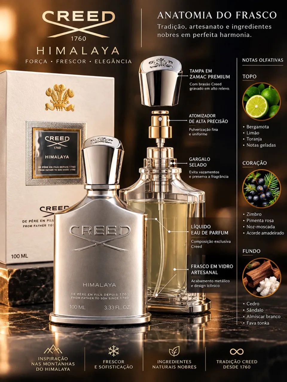 CREED HIMALAYA 100ML ORIGINAL - Foto 4