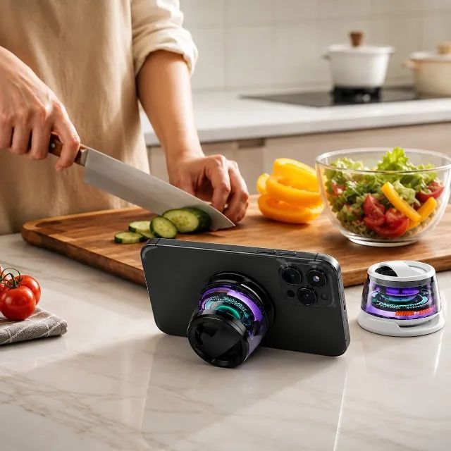 Caixa de Som Bluetooth G200 LED RGB - Foto 3