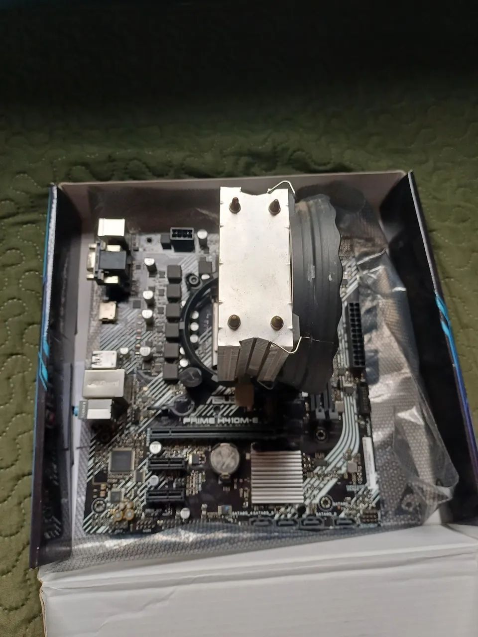 Kit i5 10400f + h410m-e