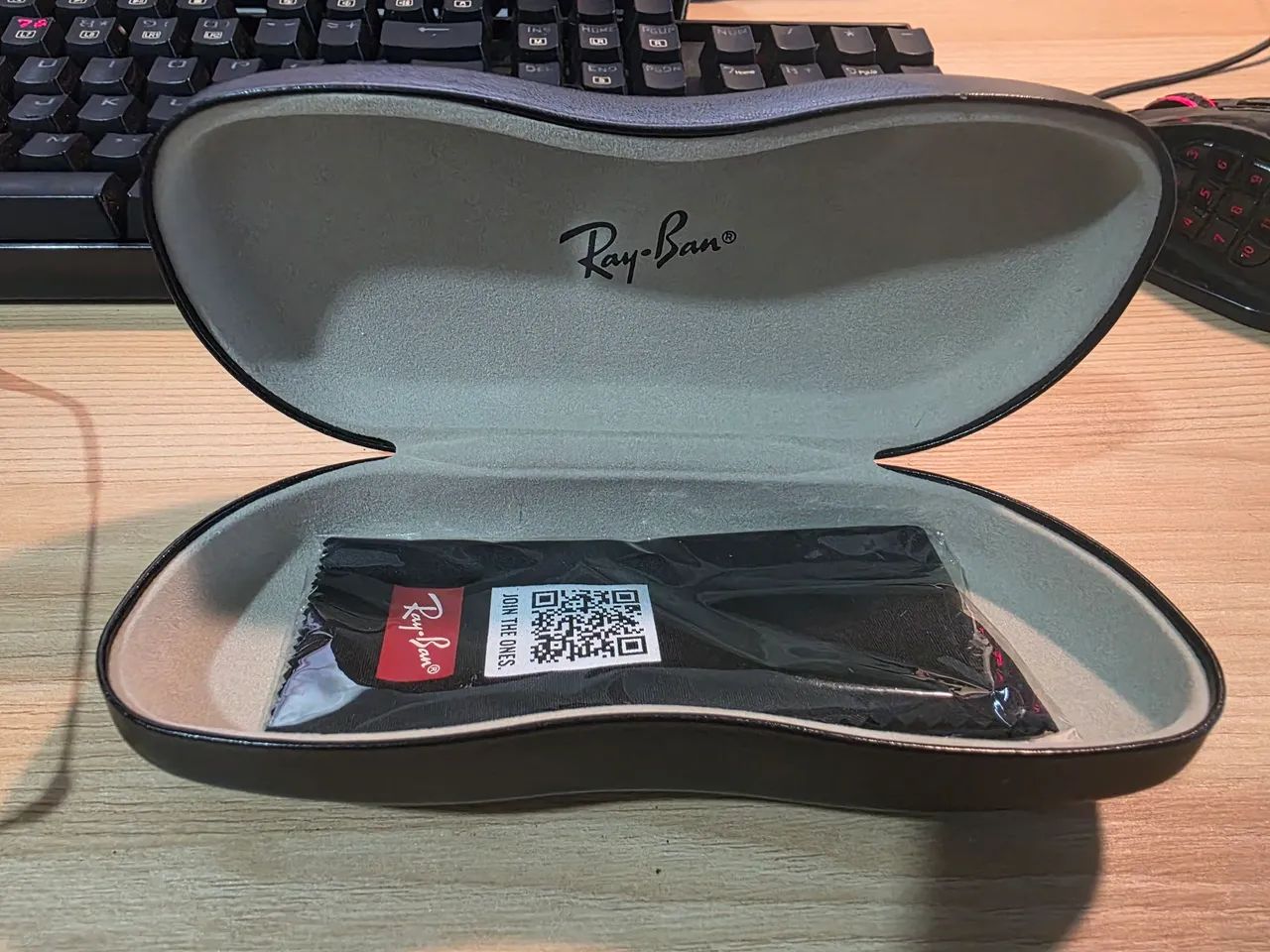 Armação Ray-Ban Elon Optics RB3958V 3117 Ouro Envelhecido - Nova na Caixa - Foto 3