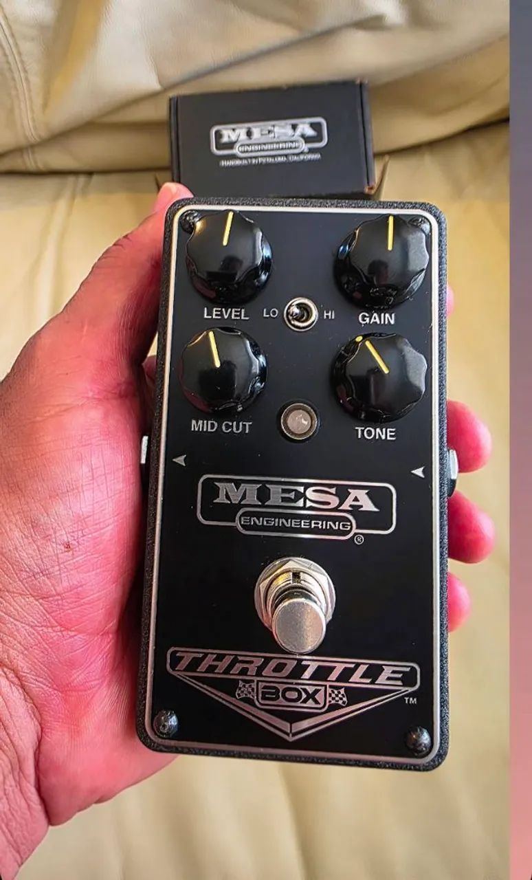 Pedal Mesa Boogie Throttle Box Distortion - O Verdadeiro Som