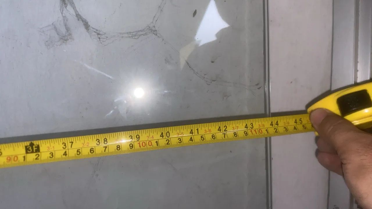 Porta de vidro temperado uma fixa/ móvel (puxa/empurra65181967466113120
