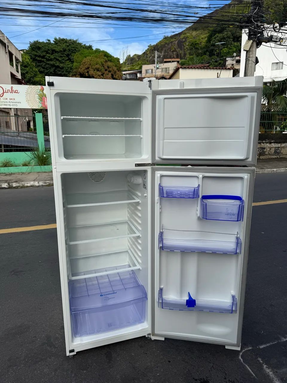 Vendo geladeira Continental Duplex R$ 1100 - Foto 4