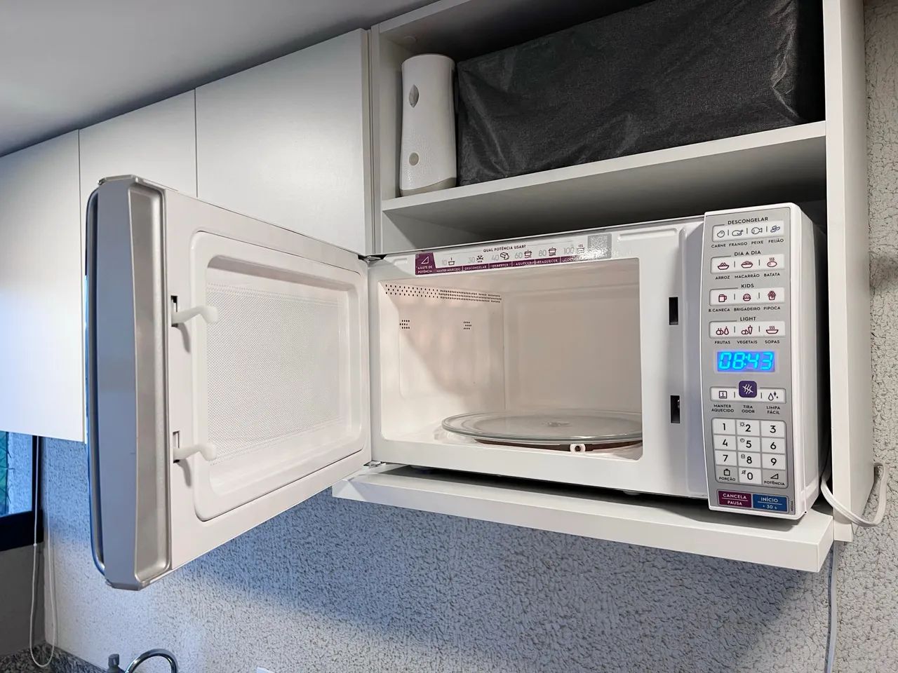 Microondas Electrolux 34 Litros Branco MEO44 220V - Foto 2
