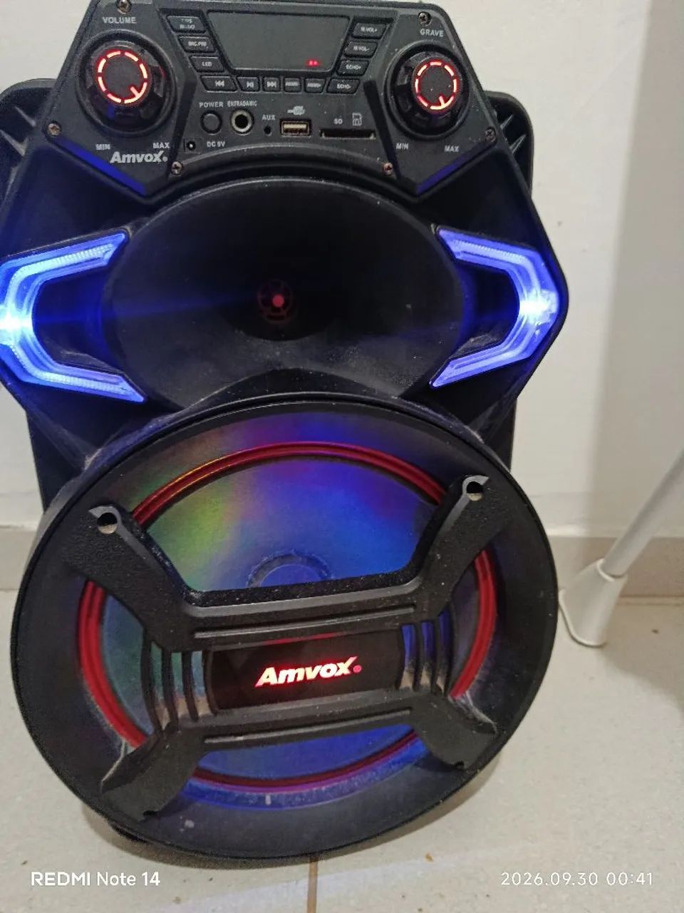 caixa de som amvox 550 watts top - Foto 4