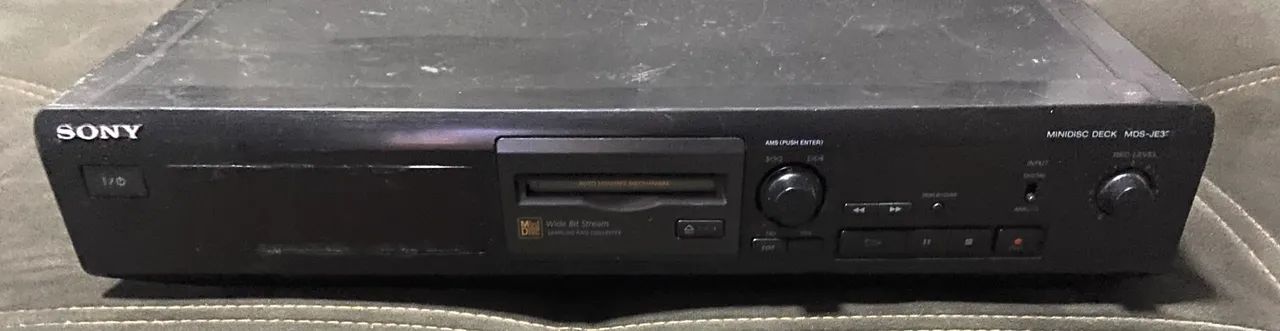 MD Sony Mini Disc MDS JE320 DEFEITO Engrenagem eject