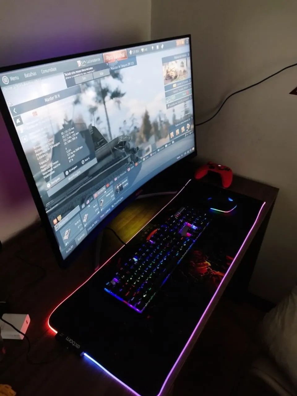 Monitor AOC 31.5 POL Curvo Full HD Bivolt 165hz 1ms