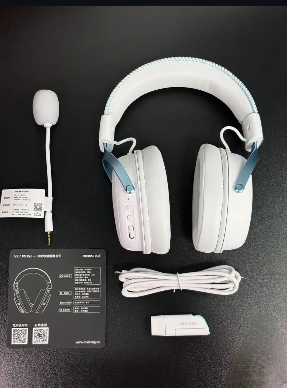 Headset Gamer MCHOSE V9 Pro - Sem Fio