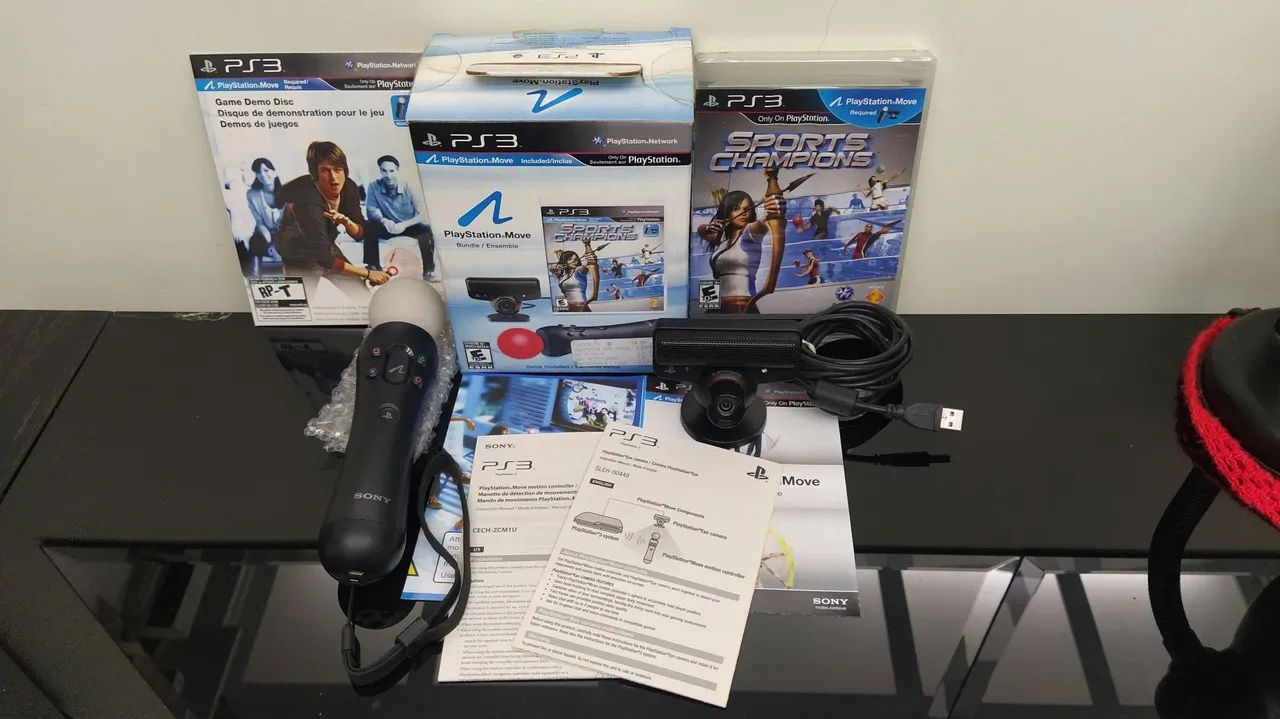 PS3 Câmera + Move (completo)