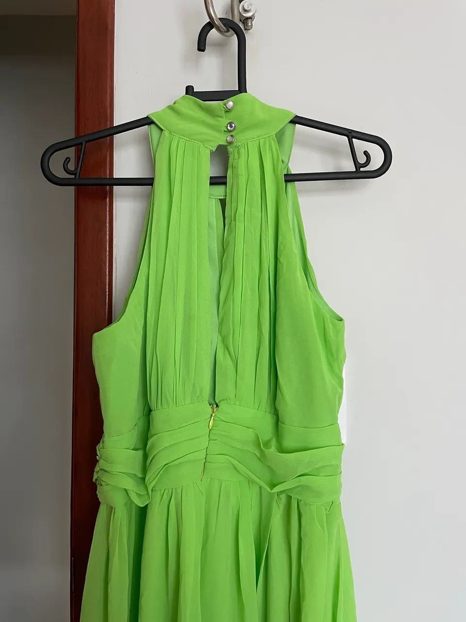 Vestido longo verde lima - Foto 3