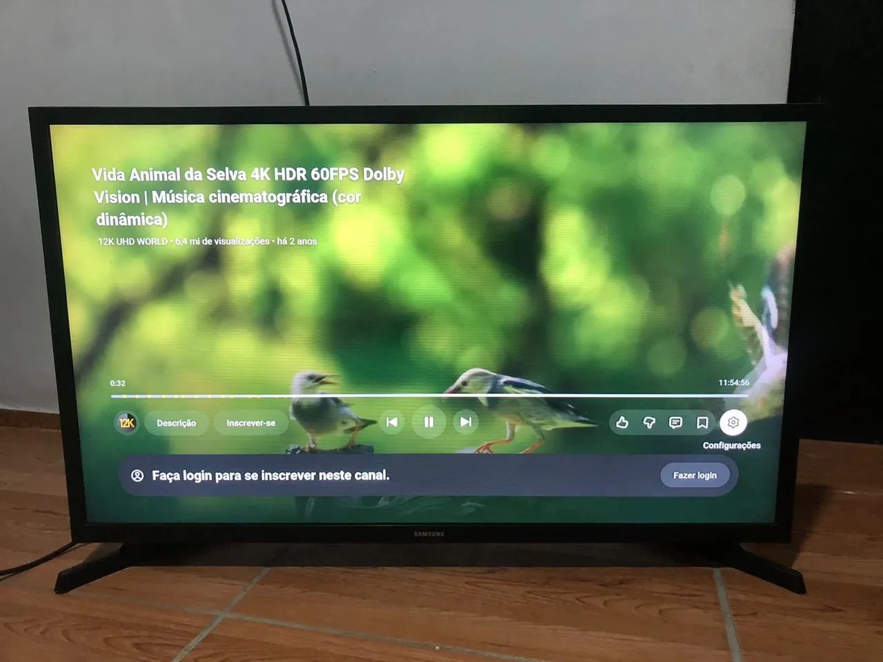TV Samsung smart tizem 32 polegadas muito nova imagem perfeita  - Foto 5