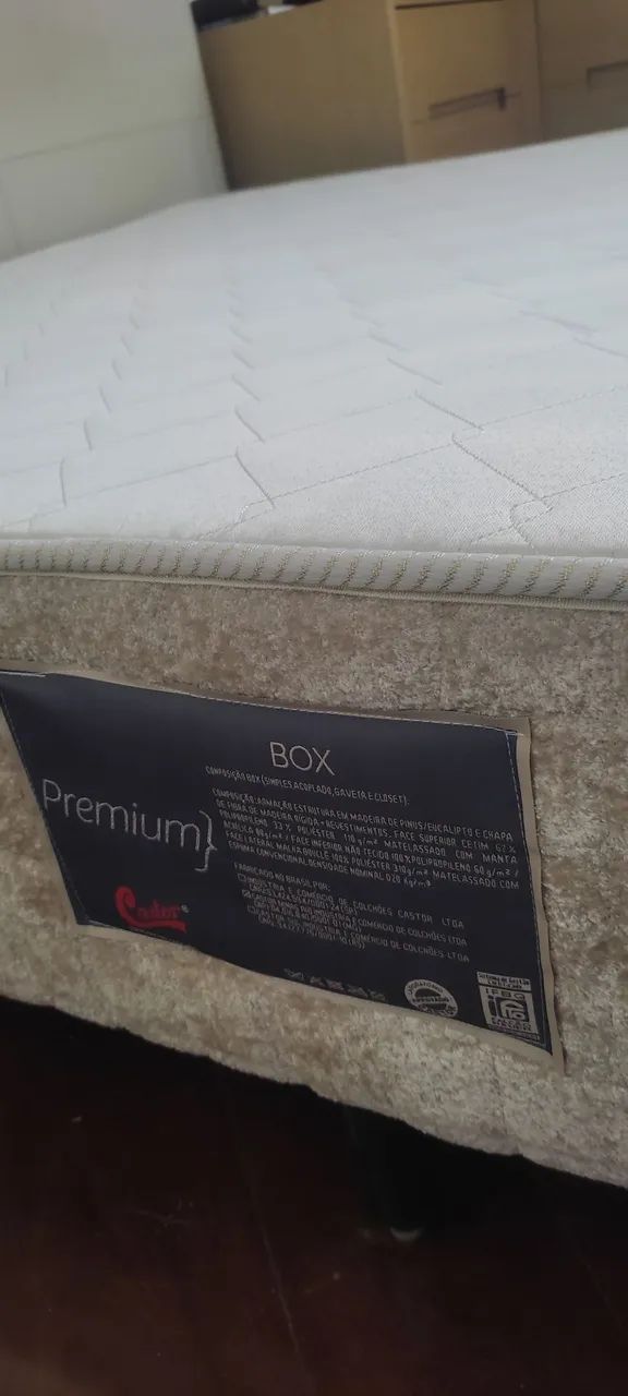 Box Castor para colchão casal normal  - Foto 3