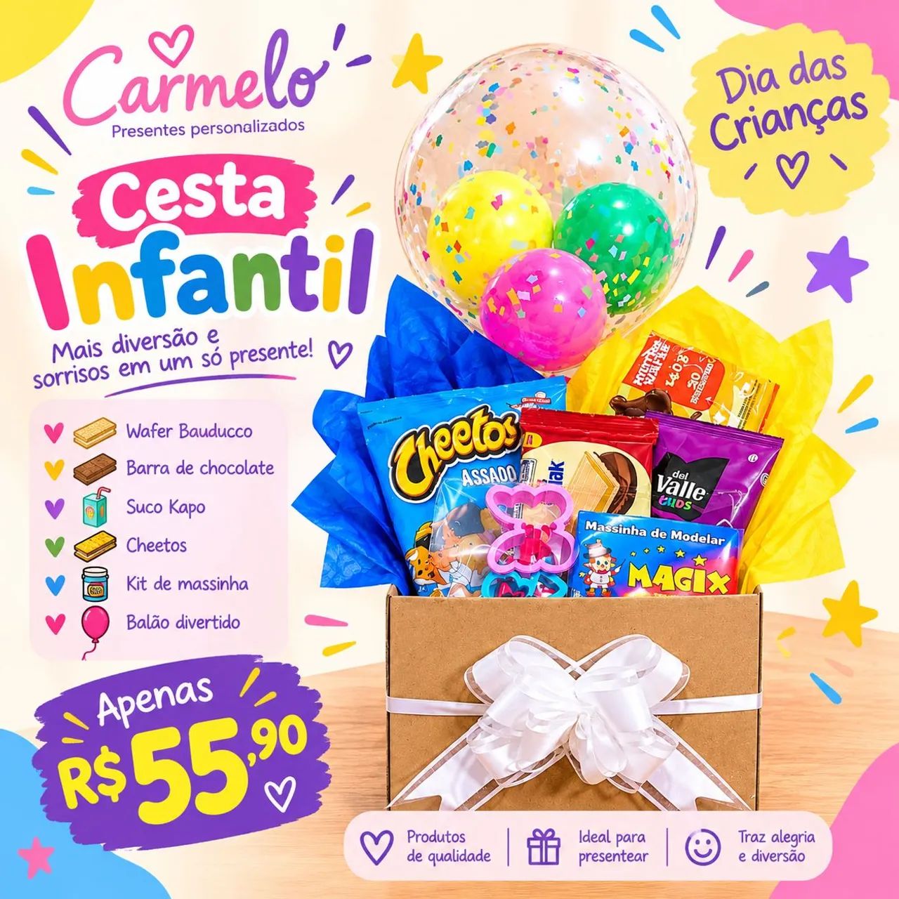 Cesta dia das crianças  - Foto 2