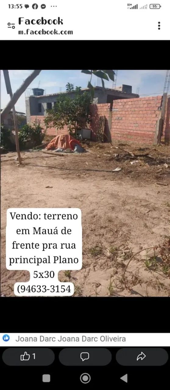 Terreno 5x30 em Mauá 