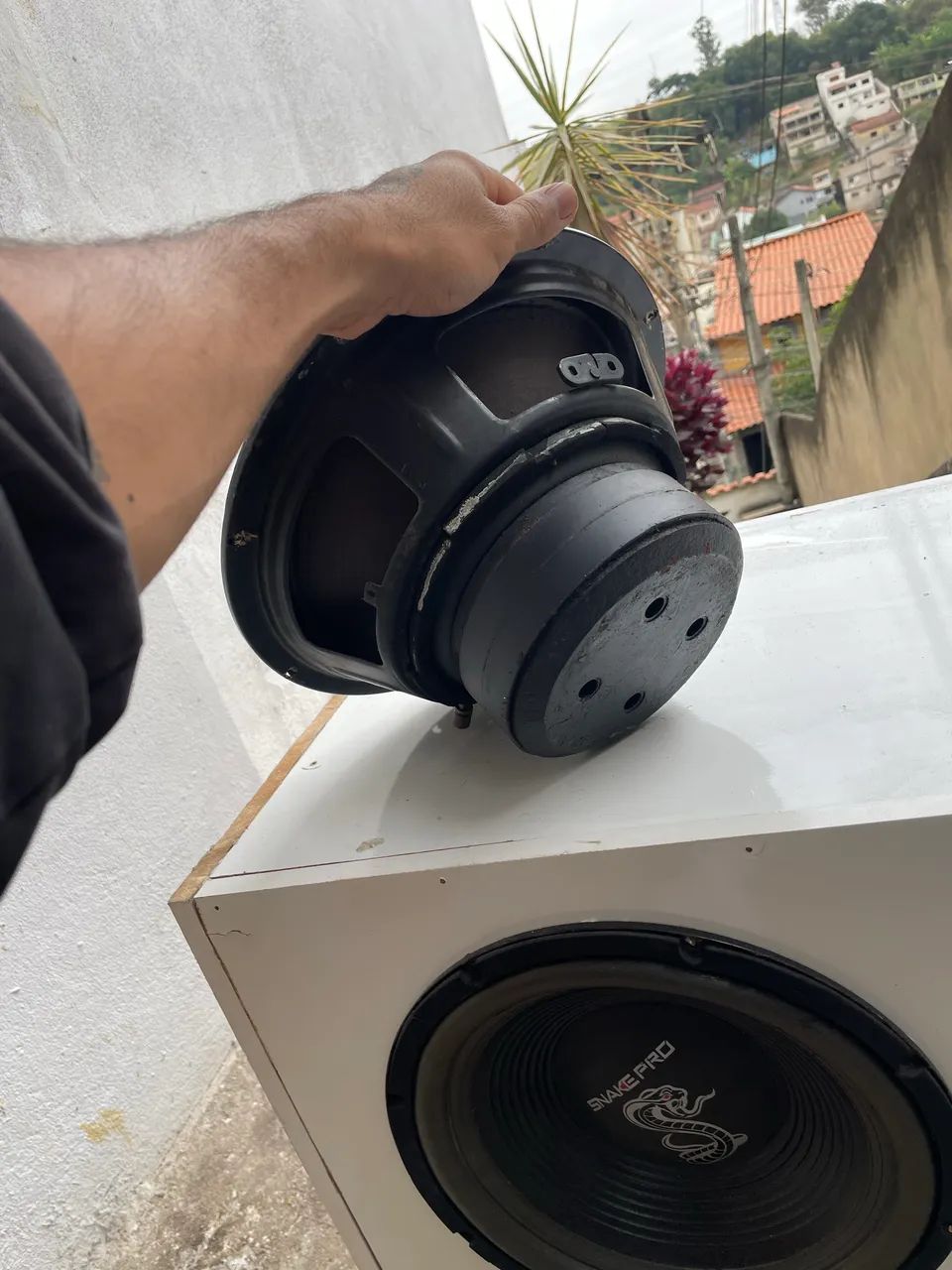 Caixa com 2 sub woofer 12 polegadas 600w cada  - Foto 3
