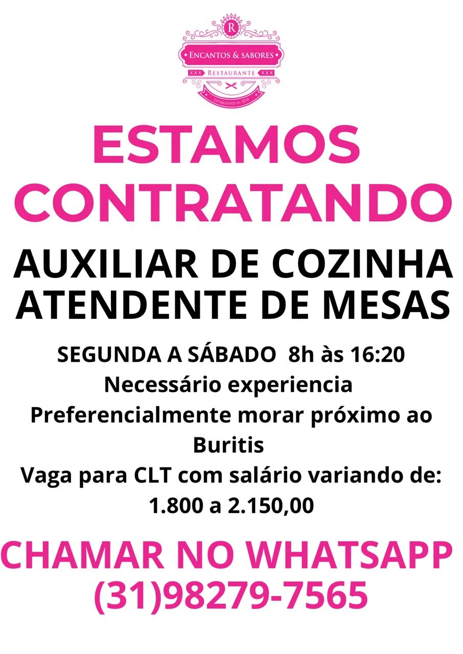 VAGA DE EMPREGO 