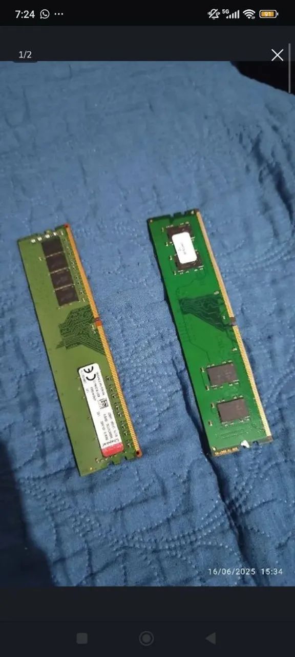 Memória ram DDR4 