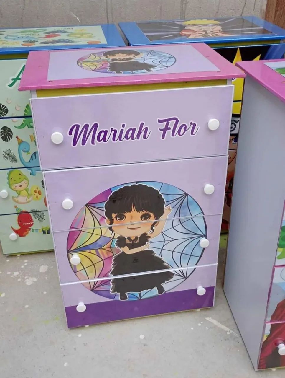 CÔMODA COM NOME DO BEBÊ  - Foto 4