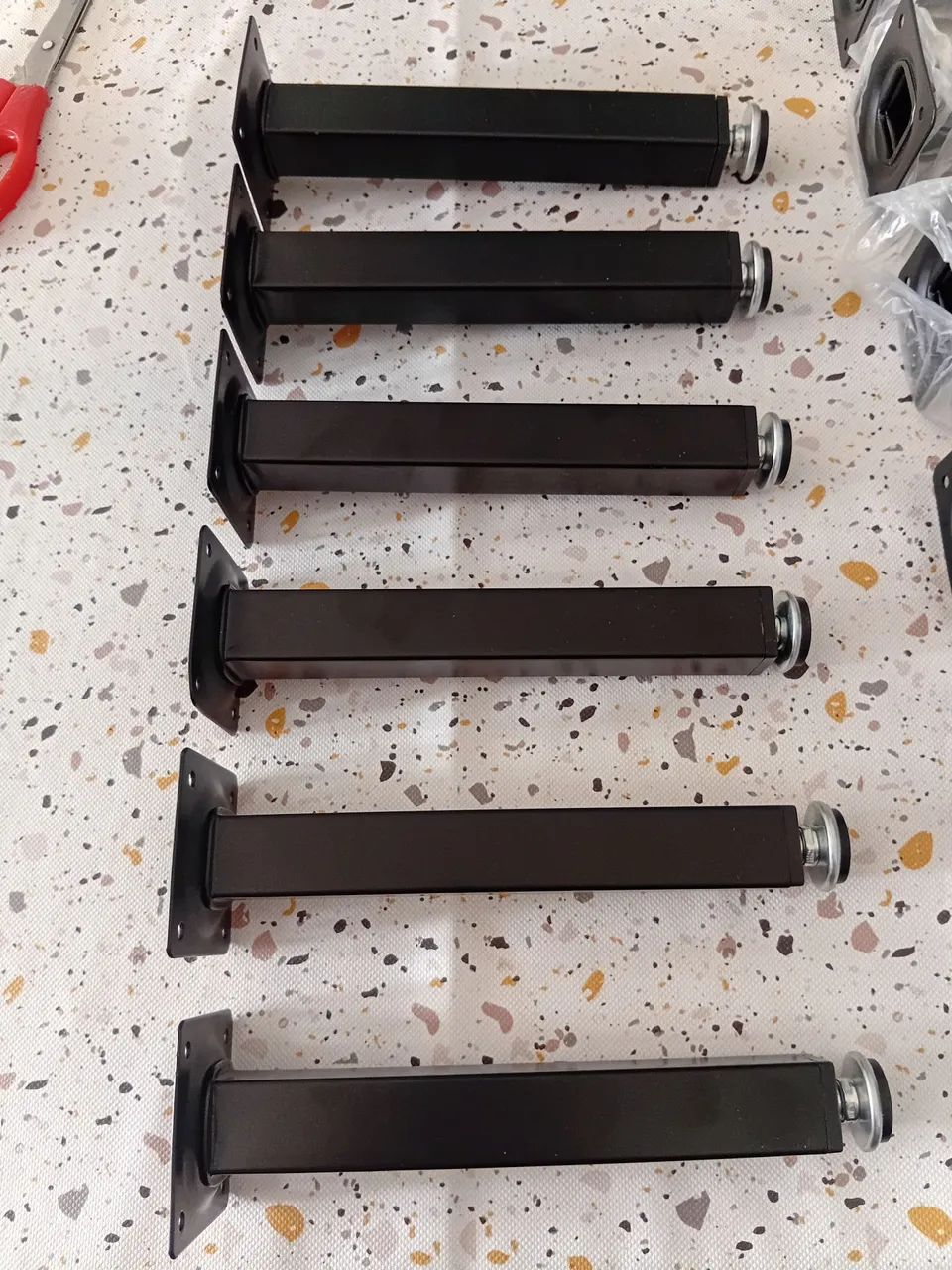 Conjunto de pes de aço  para móveis  - Foto 5