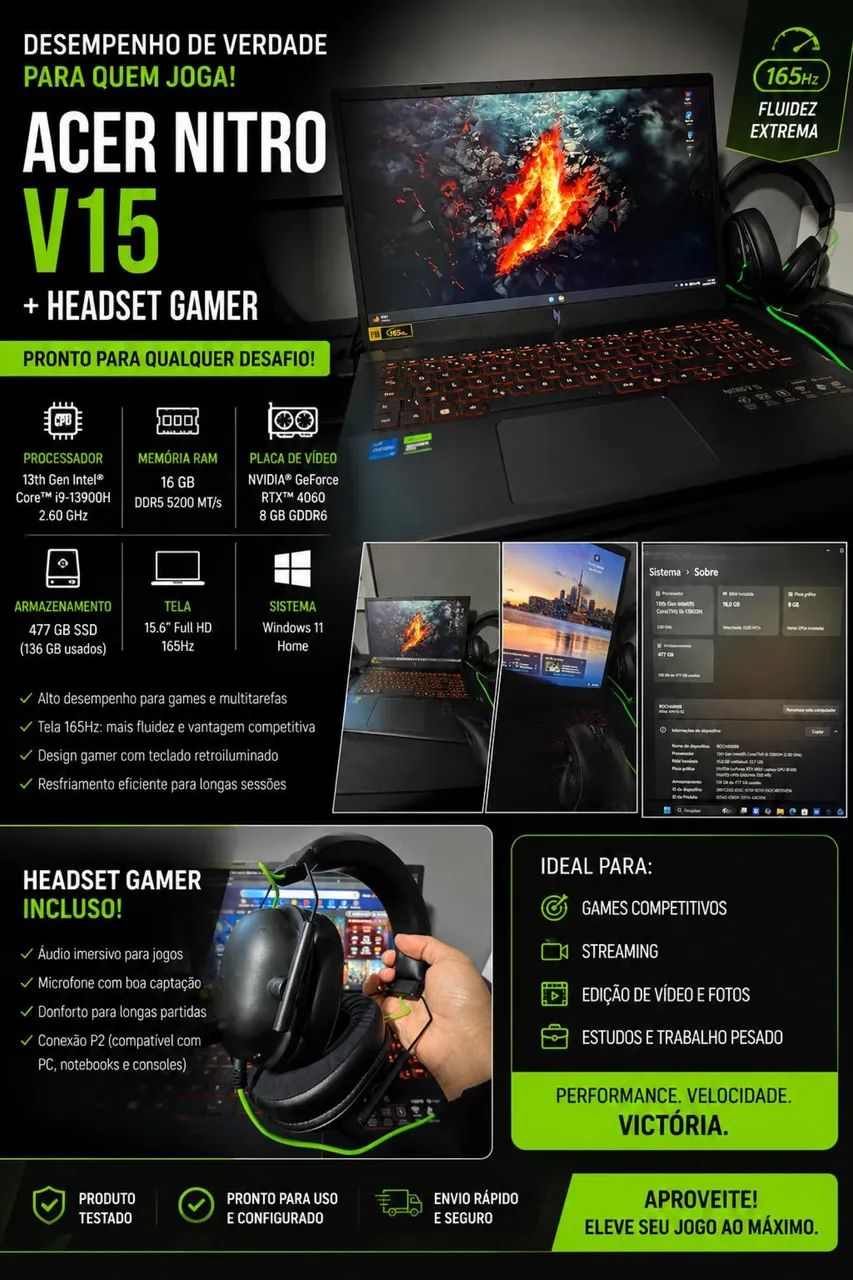 BARBADA ACER NITRO 