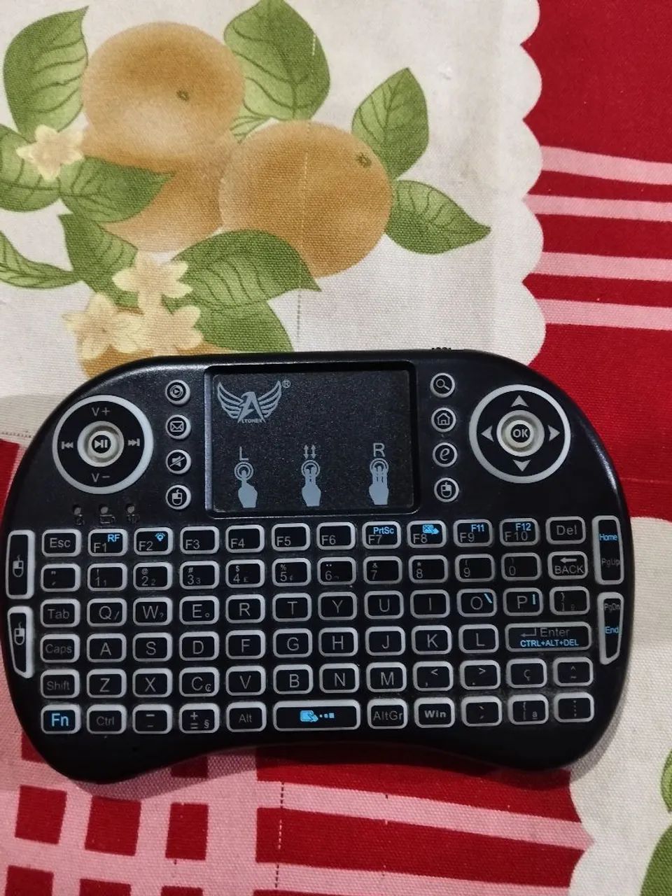 Mini Keyboard Wireless com Touchpad