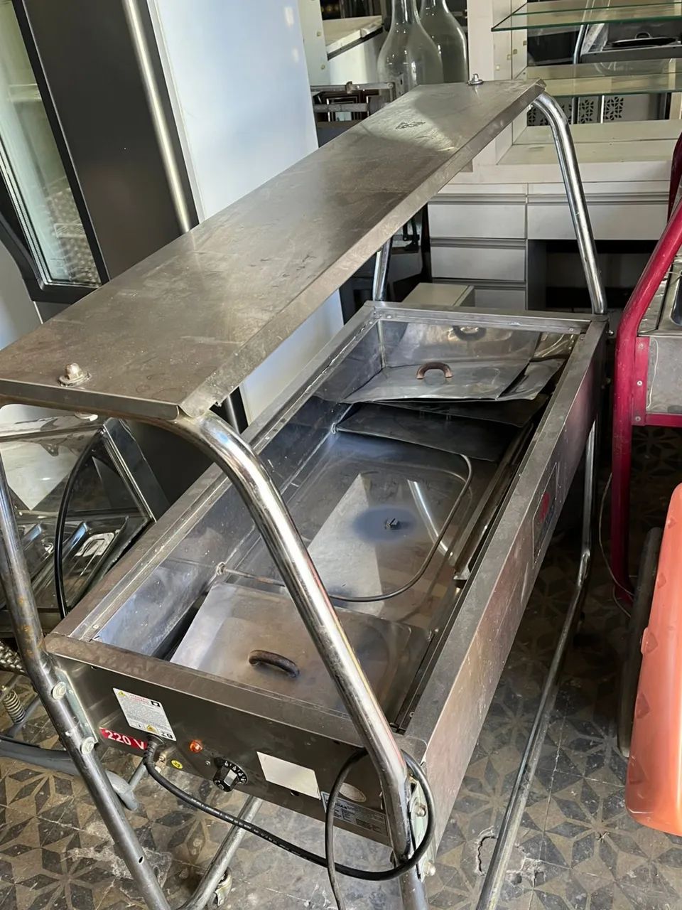 Forno pra pizza a gás com pedra refrataria mini chef style com gratinados  - Foto 4