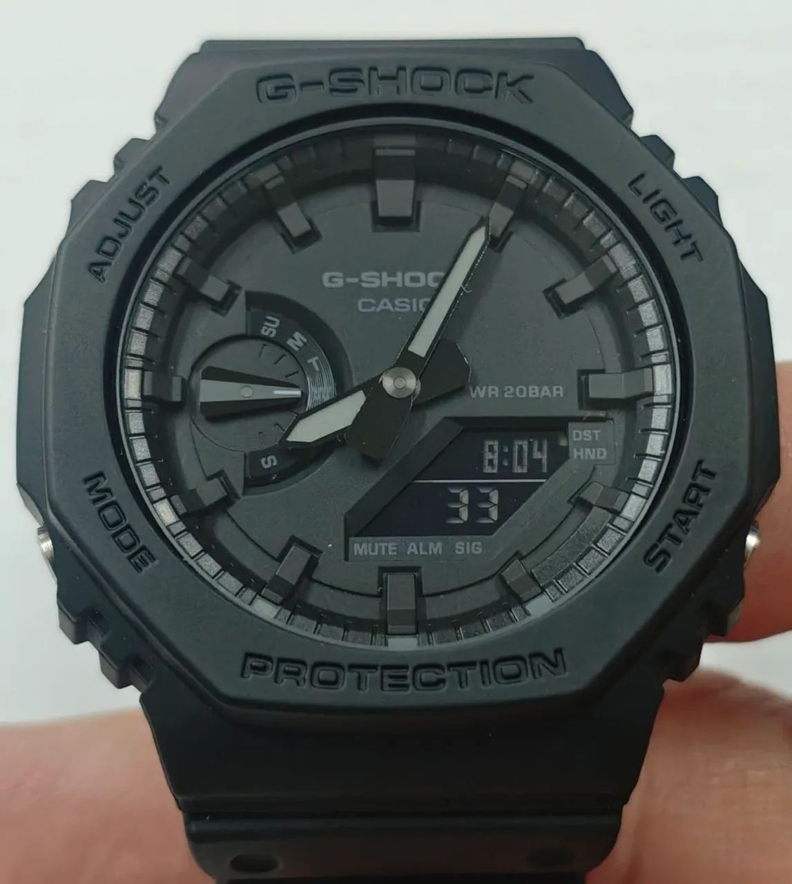 Relógio Casio G-Shock GA-2100-1A1 CasiOak Blackout 