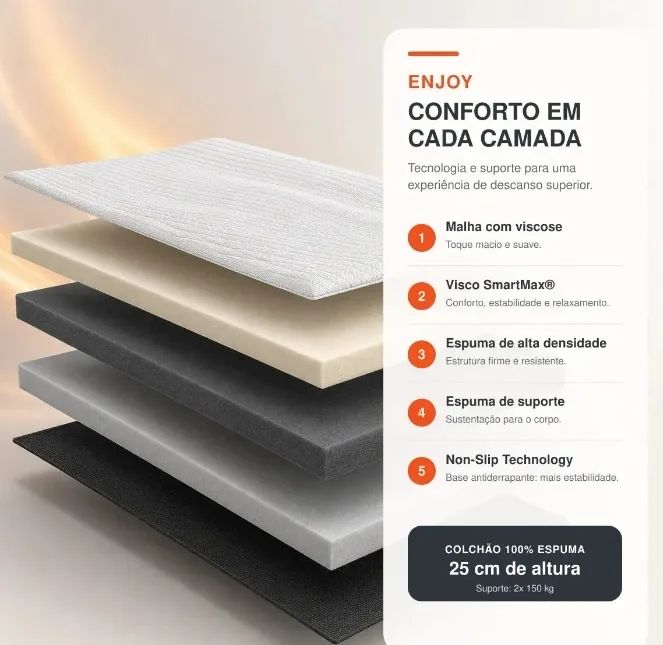 Colchão novo solteiro excelente  - Foto 5