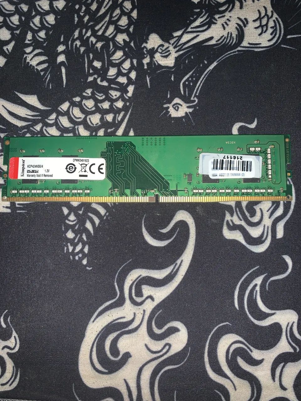 MEMÓRIA RAM DDR4 4GB KINGSTON 2666MHz