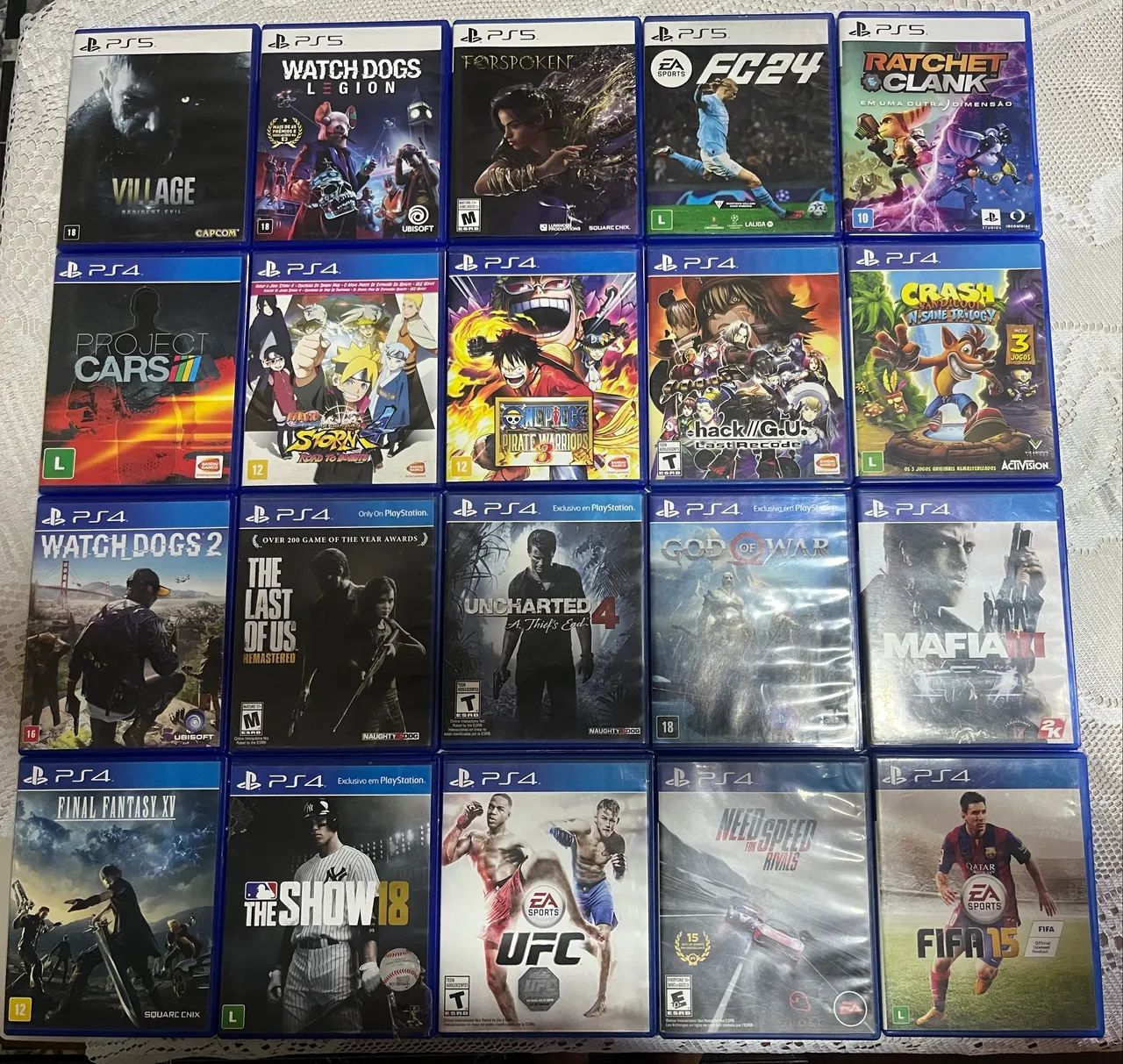Jogos ps4 e ps5