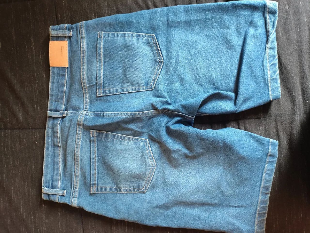 Bermuda Jeans Masculina Hering Slim Tamanho 42 - Foto 3