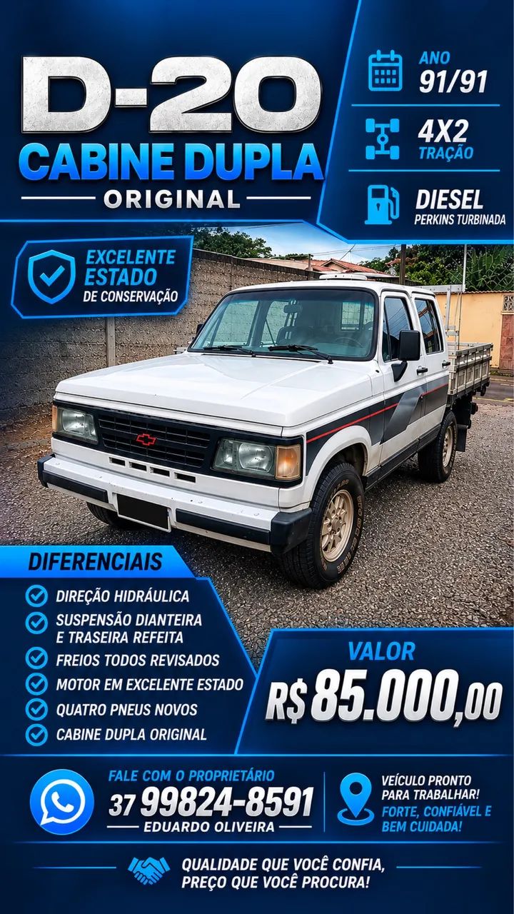 Chevrolet D-20 S 3.9/4.0 Turbo Diesel 1991