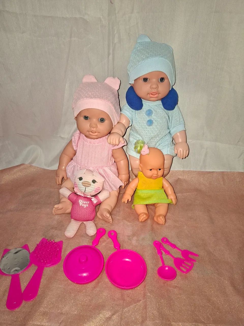 Kit Boneca Casal +Filhinha - Foto 5