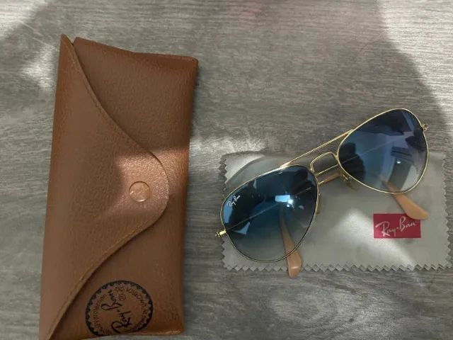 Óculos Ray Ban Original Completo com Caixa e Acessorios Aceito Proposta e Trocas - Foto 2