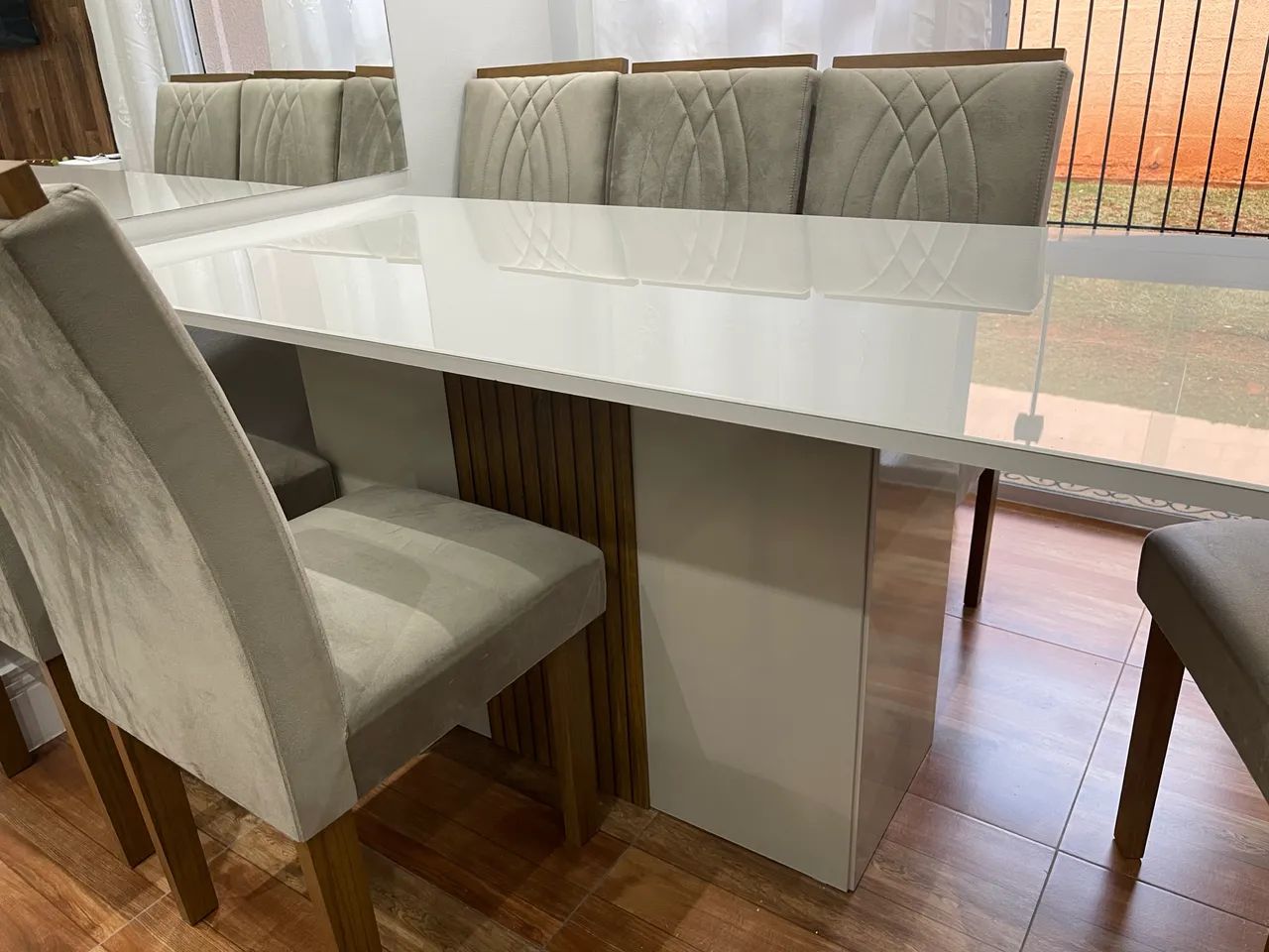Mesa jantar com 6 cadeiras  - Foto 4